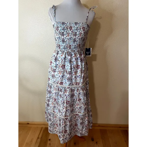 Roller Rabbit | Target floral embroidered fit & flare midi dress NEW SMALL - Image 8