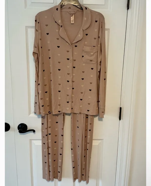 SKIMS Three Piece Soft Lounge Pajama Set M - Image 6