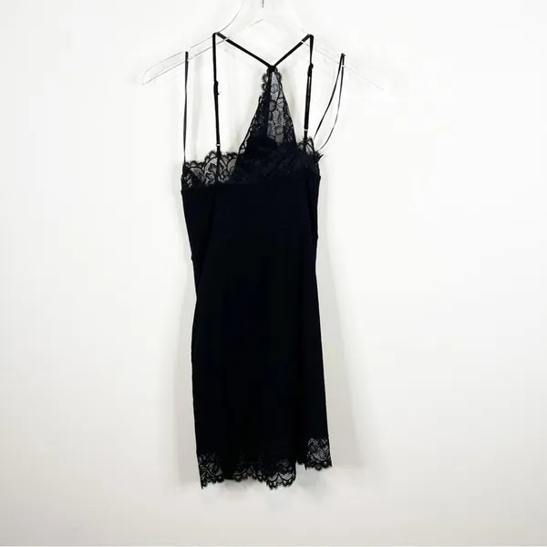 NWT Free People Black Lace Bodycon Dress‎ Women's Size M Going Out Party - Image 4