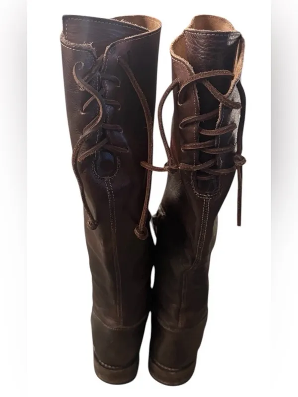 Bed Stu Manchester Brown Leather Knee High Boots Size 8.5 Womens - Image 10