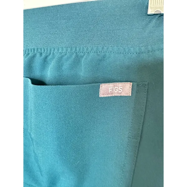 FIGS Zamora High-Rise Jogger Scrub Pant Caribbean Blue size XS/P - Image 9