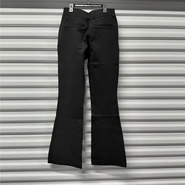Betabrand 7 Pocket Bootcut Dress Yoga Pants Size Medium Petite Black Stretch - Image 3