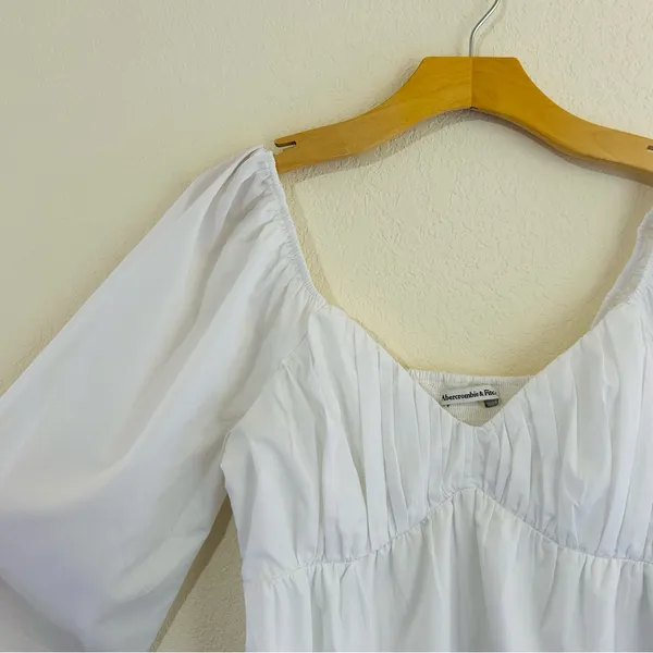 Abercrombie & Fitch Babydoll Poplin Blouse - Image 4