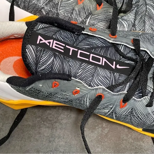 Nike Metcon 5 Black Laser Orange Women's Training Shoes Size 9.5 - Image 11