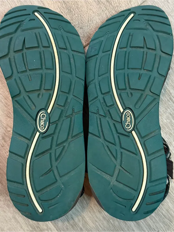 Chaco ZX2 Yampa Green Blue Strappy Outdoor Hiking Athletic Sandals Women's 10 - Image 6