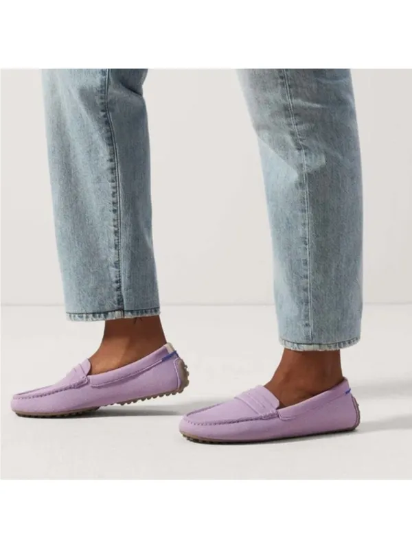 Rothy's The Driver Soft Loafer Slip-On Loafers Orchid Purple Sz 7 - Image 2