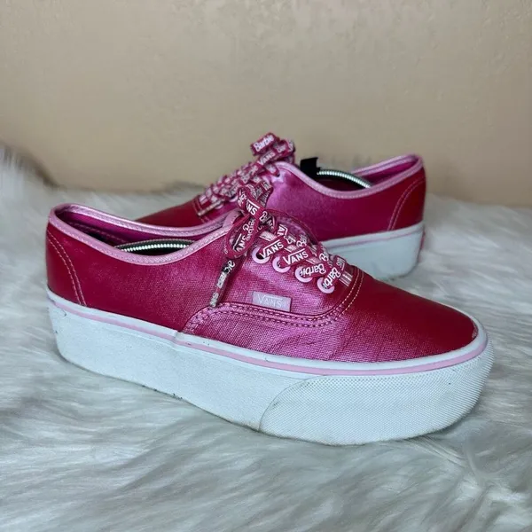 Vans X Barbie Stackform Sneaker Pink Women’s Size 9 - Image 2