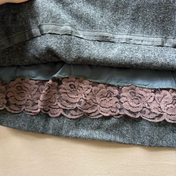 Vintage 90s Sportempos A-Line Wool Skirt - Image 5