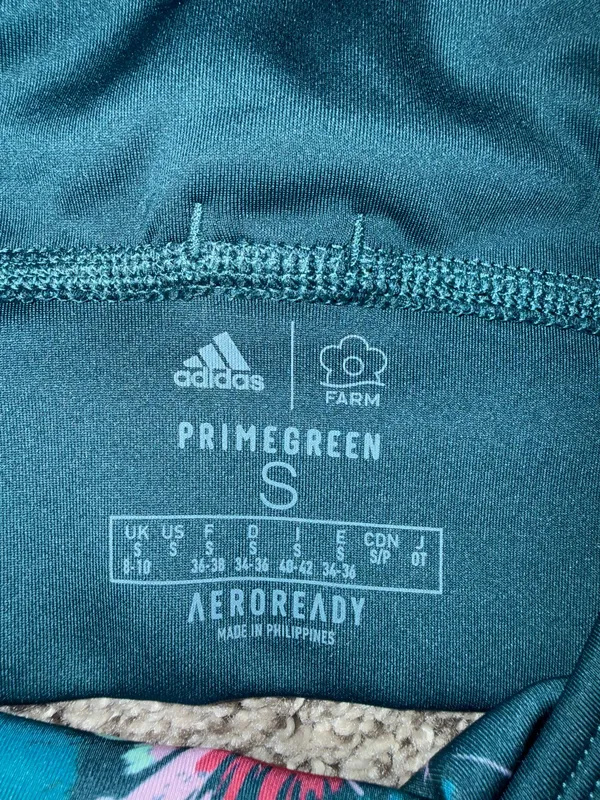 Adidas x FARM Rio Primegreen Aeroready Graphic Sports Bra - Image 4