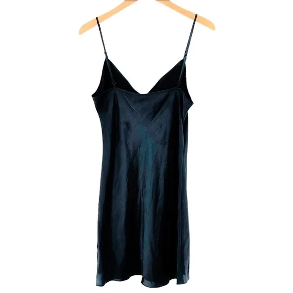 NEW/NWT Wilfred Only Total Eclipse Navy Blue Slip Dress Size Large Aritzia - Image 4