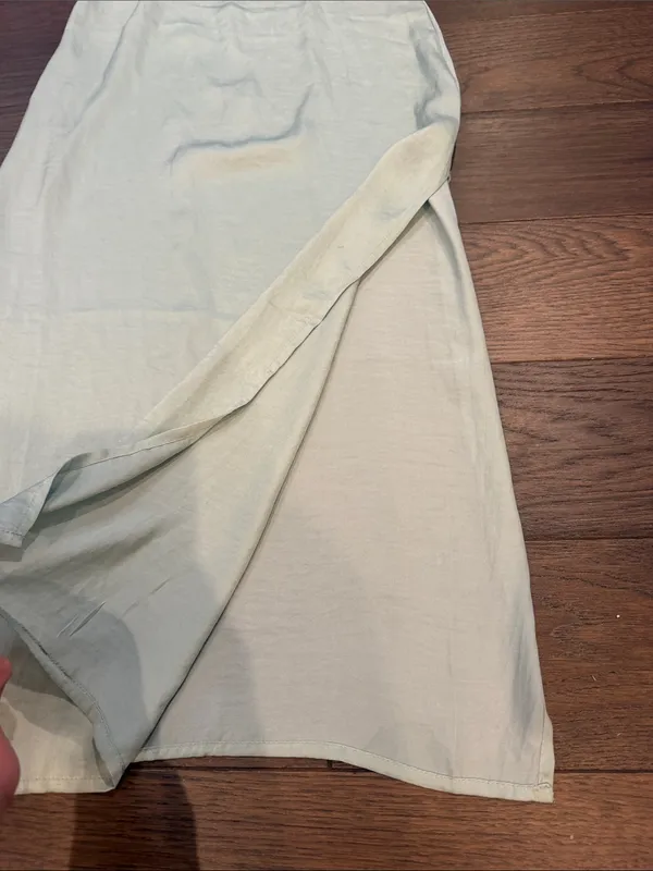 Princess Polly Light Green Maxi Slip Dress Size 0 - C33-088 - Image 5