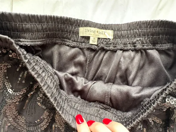 Sequin Shorts Size M - Image 2