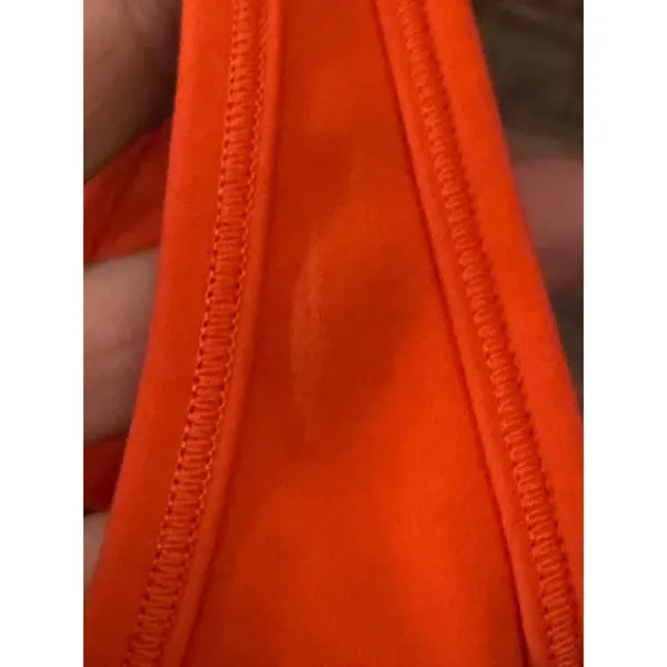 Lululemon Power Pivot Tank Top Everlux Reversable Red Orange Size 4/6?‎ Gym Yoga - Image 4
