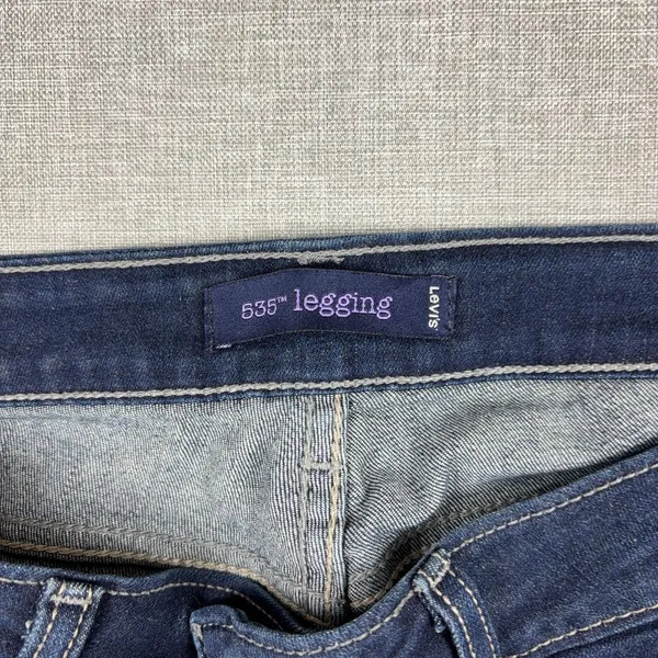 Levi's Jeans Womens 11 M Blue Medium Wash Slim Jegging Stretch Denim 5-Pocket - Image 8