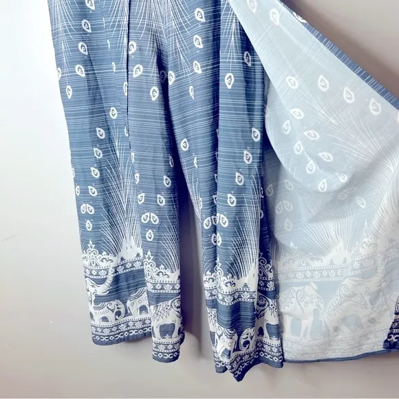 Women’s Elephant‎ Grey Wide Leg Slit Pants Size L/XL - Image 7