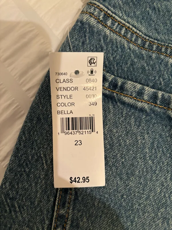 Dark wash pacsun jean skirt size 23 - Image 3