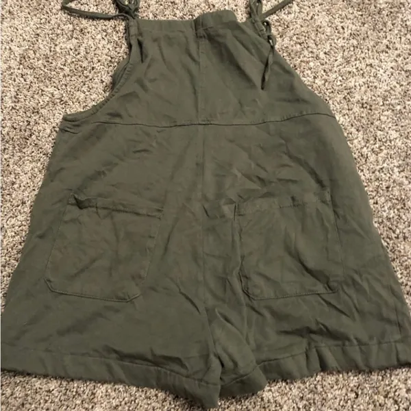 CIDER DENIM POCKET ULTRA SHORT ROMPER - medium - Image 4