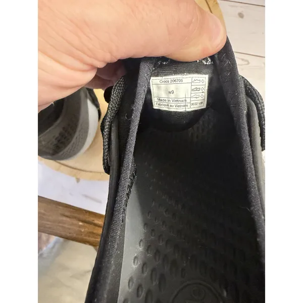 Crocs LiteRide 360 Pacer Women's Size 9 Black Walking Casual Shoes Sneakers - Image 12