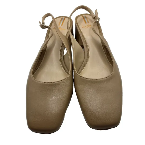 Sam Edelman Women’s Terra Slingback Block Heel Pumps Tan Square Toe 9.5 New - Image 3