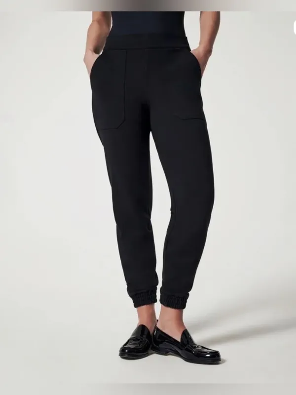 SPANX 20350R Black The Perfect‎ Ankle Joggers Pants size large - Image 2