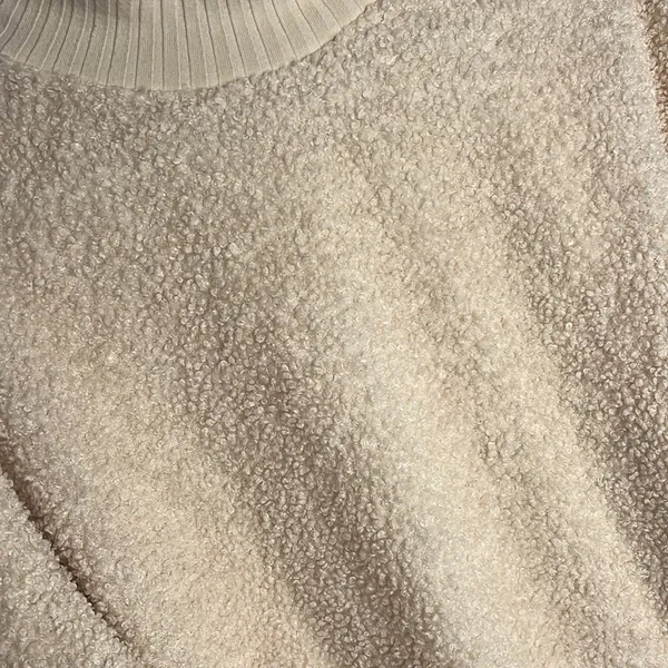 Porridge Sherpa Balloon Sleeve Crewneck Sweater Sweatshirt - Image 8