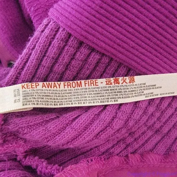 NEW Free People FP Movement Back to Me purple Snap Pullover Crop Henley‎ - Image 13