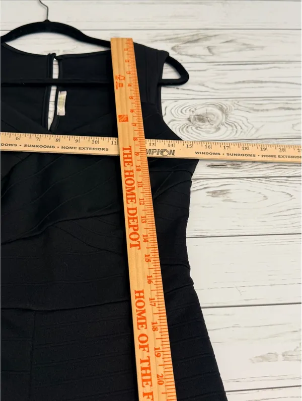 Olive Tree Women's Regular Medium Black Bandage Romper - Image 7