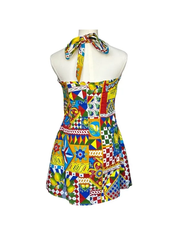 $145 NWOT Revolve X Seven Wonders AERA MINI DRESS - PHAEDRA PRINT L - Image 10