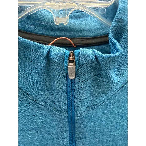 Patagonia Capilene Thermal Weight Polartec Power Grid 1/4 Zip Blue‎ Womens XL - Image 7