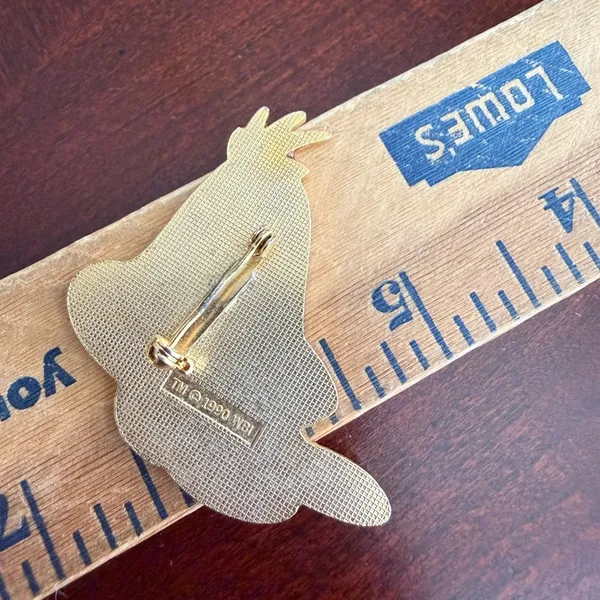 Vintage 1990 Daffy Duck Warner Bros Inc Brooch - Image 2