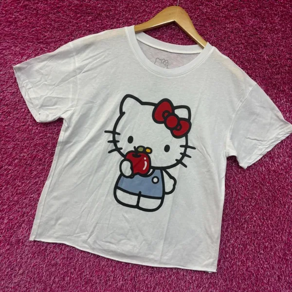Hello Kitty Apple crop top size medium - Image 3