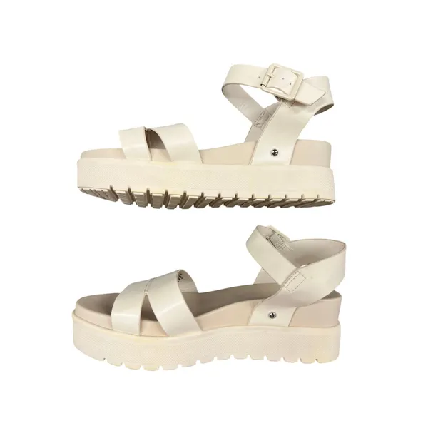 MIA Maya Platform Sandal Cream Off White Chunky Lug Sole Vegan Leather 8.5 - Image 6
