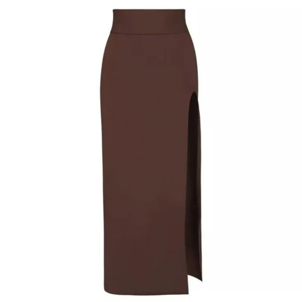 Skims Shaping Swim Long Sarong Skirt Size Small Cocoa - Image 2