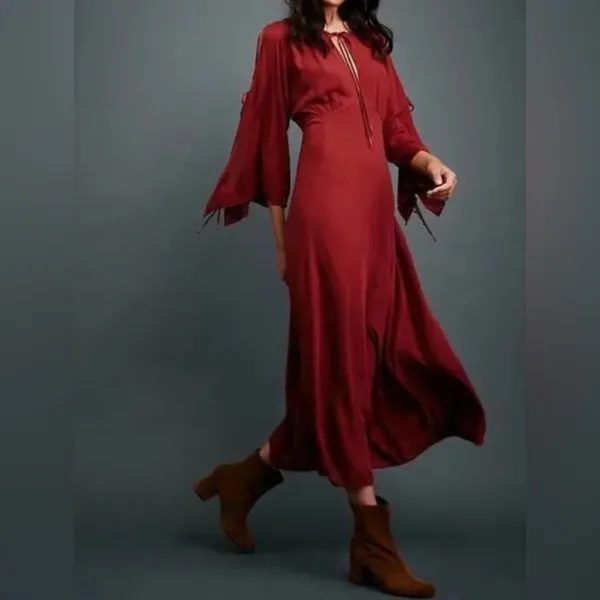Free People Prettiest Thing Midi Dress Size S. B17 - Image 2