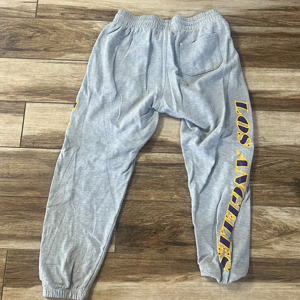 NBA laker gray sweatpants - Image 4