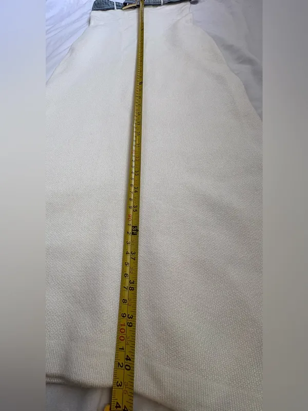 LU♥NYC White Strapless Bodycon Midi Dress L - Image 8