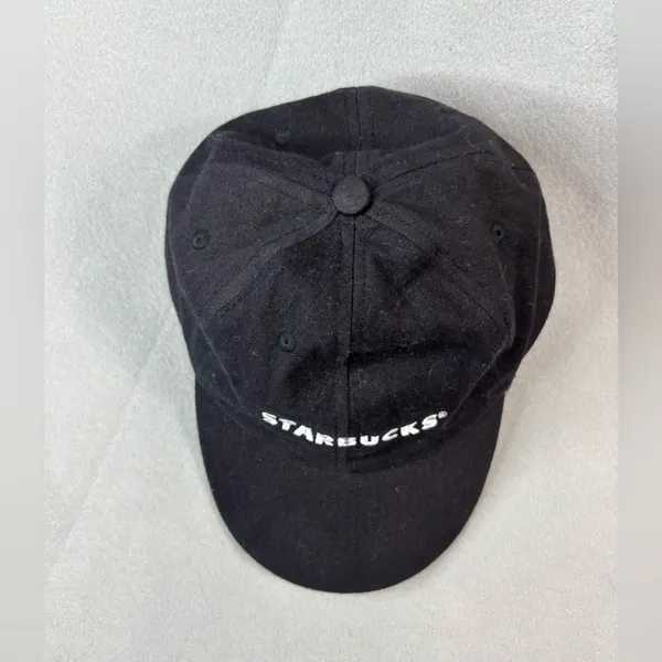 Starbucks Black Cap with White Logo - Image 2