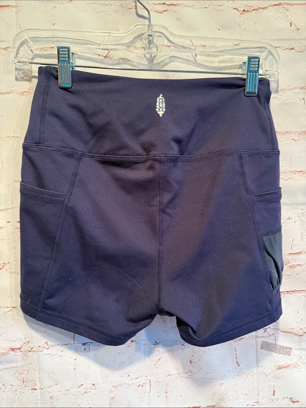 FM free people movement High-Waist Women’s Navy Active Shorts bike spandex - Image 2