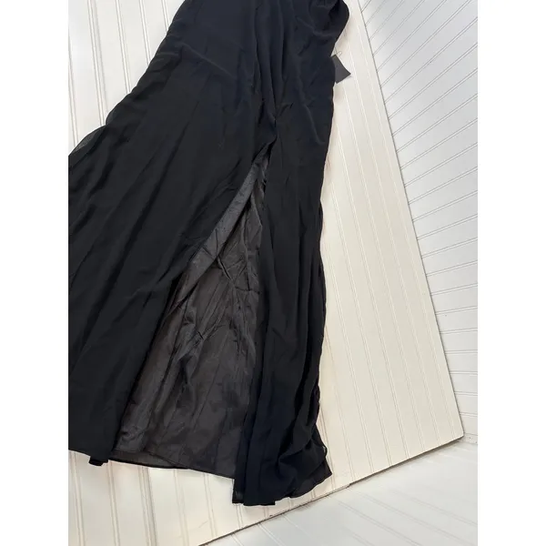 Lulus Captured Your Heart Black Halter Maxi Dress Formal Photoshoot Gala Small - Image 6