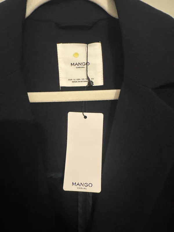 NWT Mango Collared Overcoat - Image 6