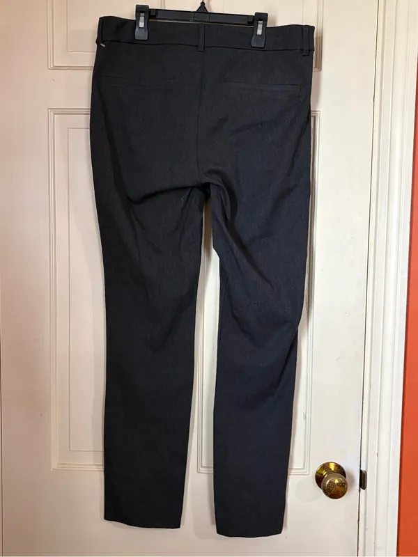 Old Navy Pixie Split Hem Pants Womens Size 12 Grey High Rise Skinny Ankle New - Image 7