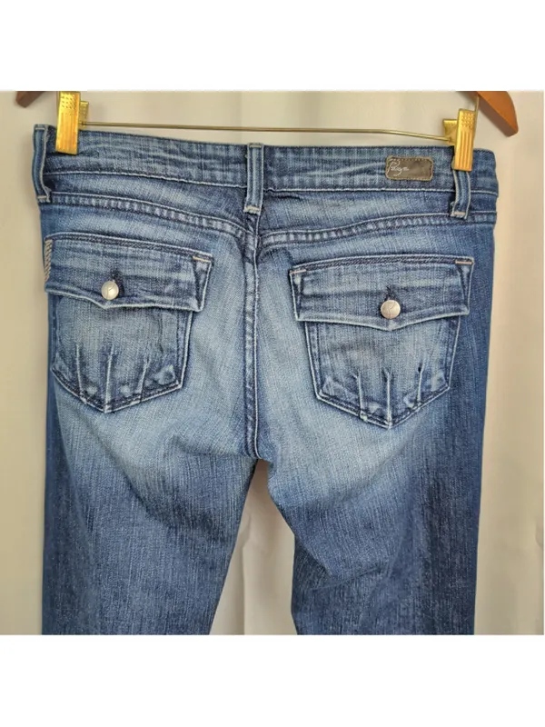 Paige USA Made Canon Flared Canon Jeans 28 - Image 7