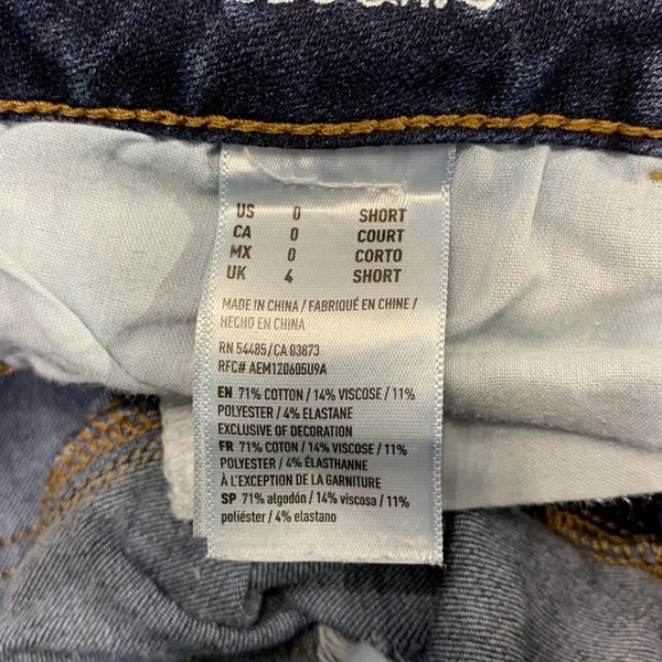 American Eagle 360° Super Stretch Distressed Jeggings Size 0Short - Image 11