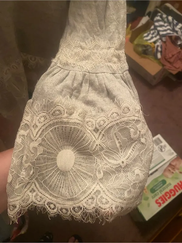 Altar'd State Light Gray Knit Top - Image 5