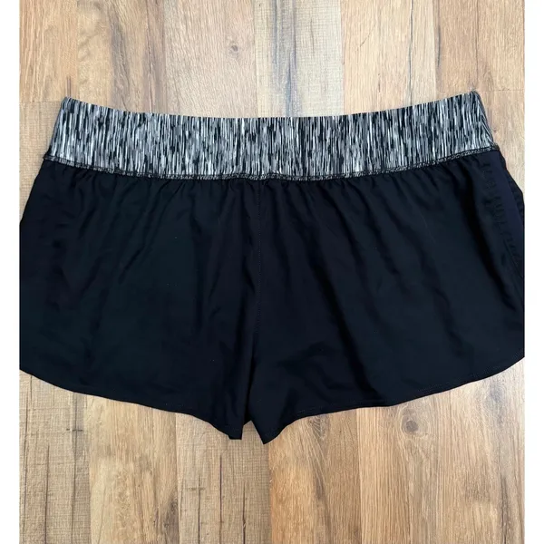 Nike Dri Fit‎ Running Shorts Women XL Black Athletic Lined Gym Active - Image 4