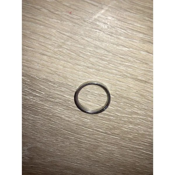 Silver color band 3mm size 6 ring - Image 2