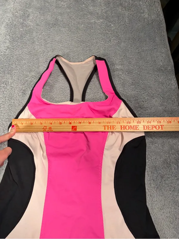 Lululemon Pink Colorblock Racerback Athletic Tank Top 8 - Image 3