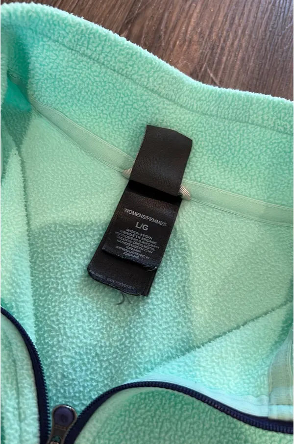 Aqua North Face Quarter Zip - Image 3