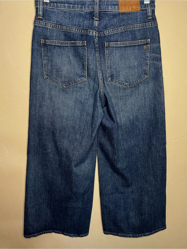 Madewell High‎ Rise Wide Leg Crop Denim Jeans - Image 7