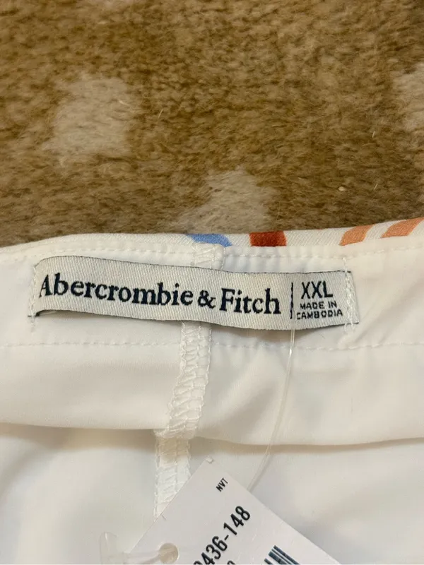 Abercrombie & Fitch The A&F Sienna Mini Skort NWT women’s size XXL tile print - Image 9